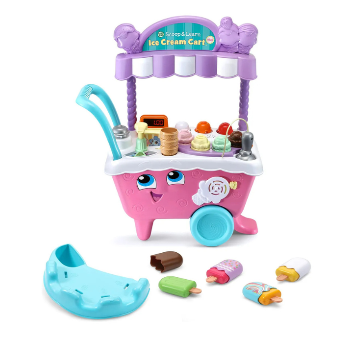 Carrinho Mágico de Sorvetes interativo com mais de 10 Funções