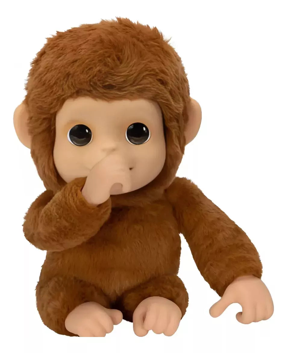 Pelúcia Interativa Macaquinho My Baby - Realista e Muita Diversão!