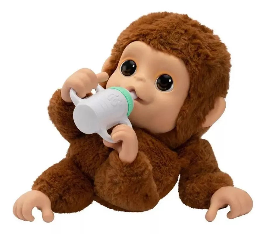 Pelúcia Interativa Macaquinho My Baby - Realista e Muita Diversão!