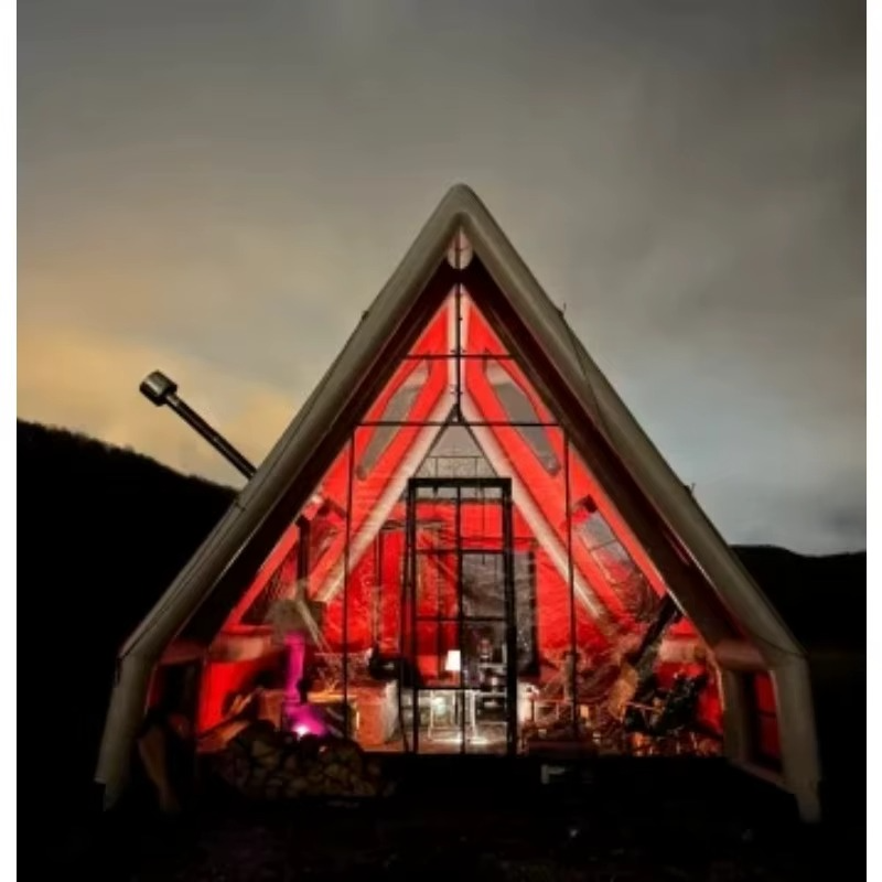 Cabana Inflável Impermeável Resistente Confortável Para 8 Pessoas