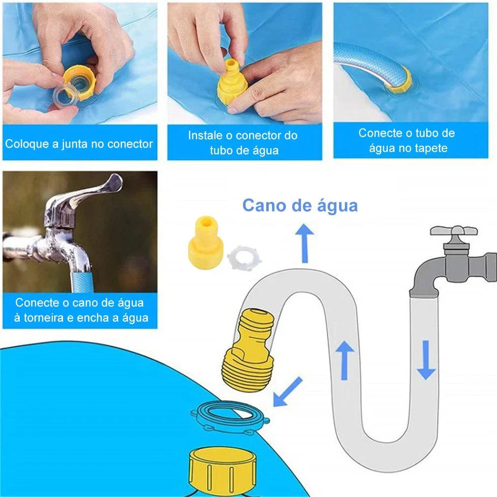 Piscina Inflável Infantil com Chafariz