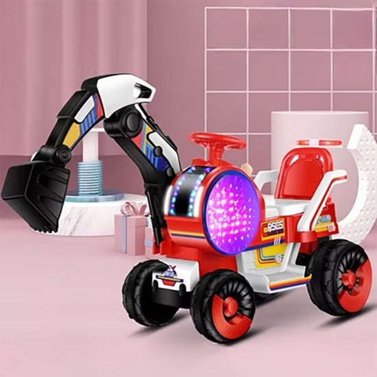 Escavadeira de Brinquedo com Escavadeira Elétrica Diversão Sem Fim