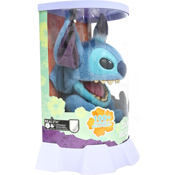 Pelúcia Stitch Interativa e Realista com 100 Combinações de Ação e Som