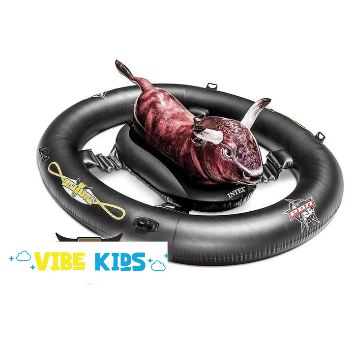 Touro Inflável Gigante - Desafio Aquático na Piscina Diversão da Familia