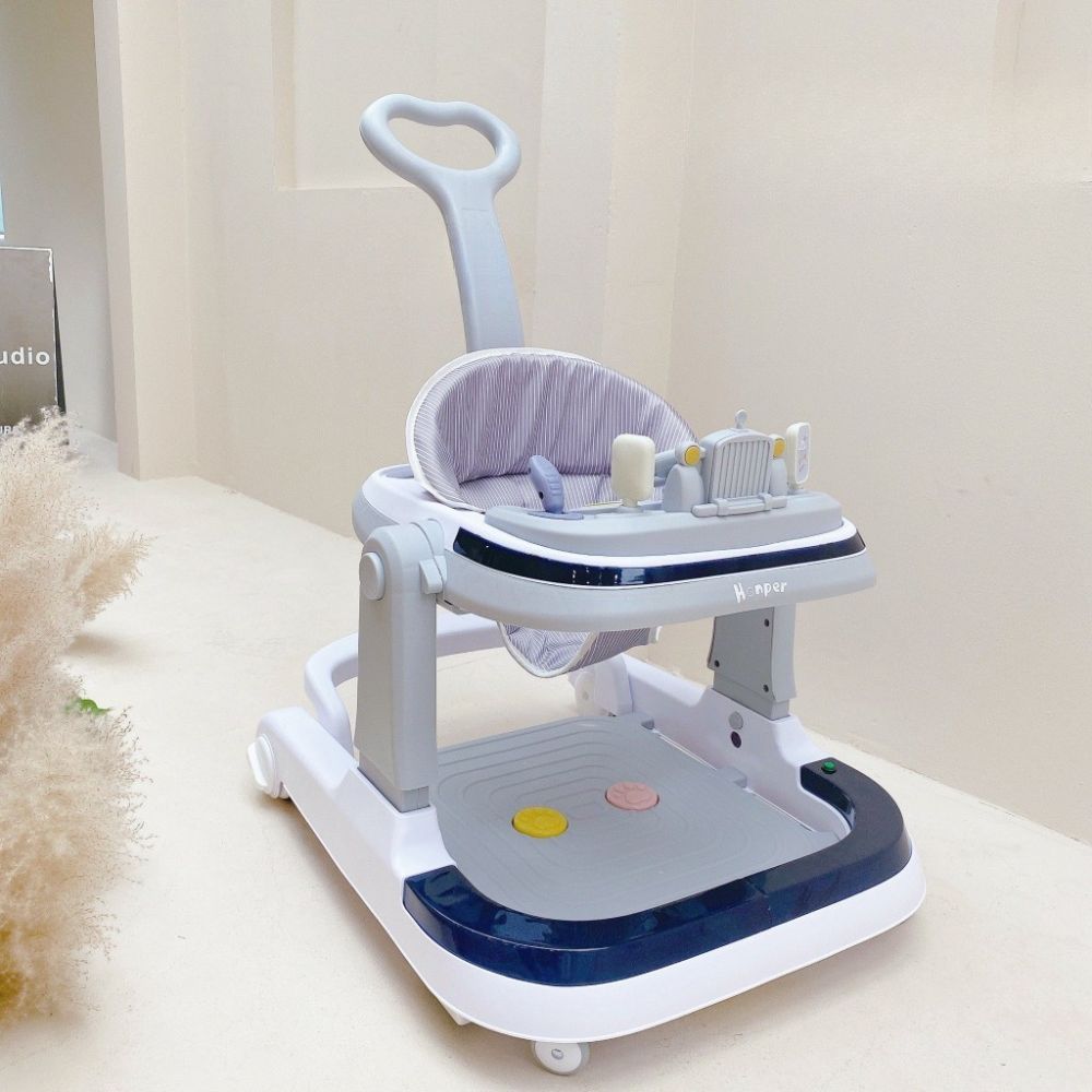 Andador Multifuncional 3 em 1 infantil Com Alça De Empurrar