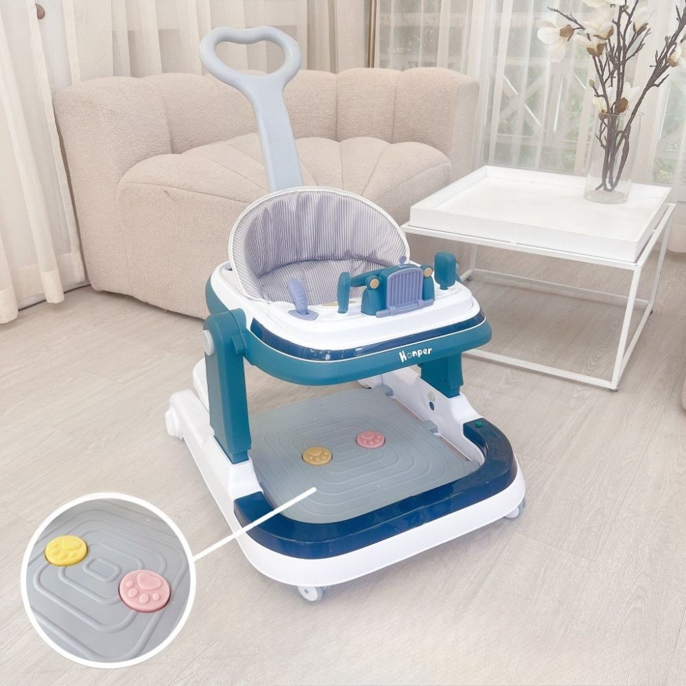 Andador Multifuncional 3 em 1 infantil Com Alça De Empurrar