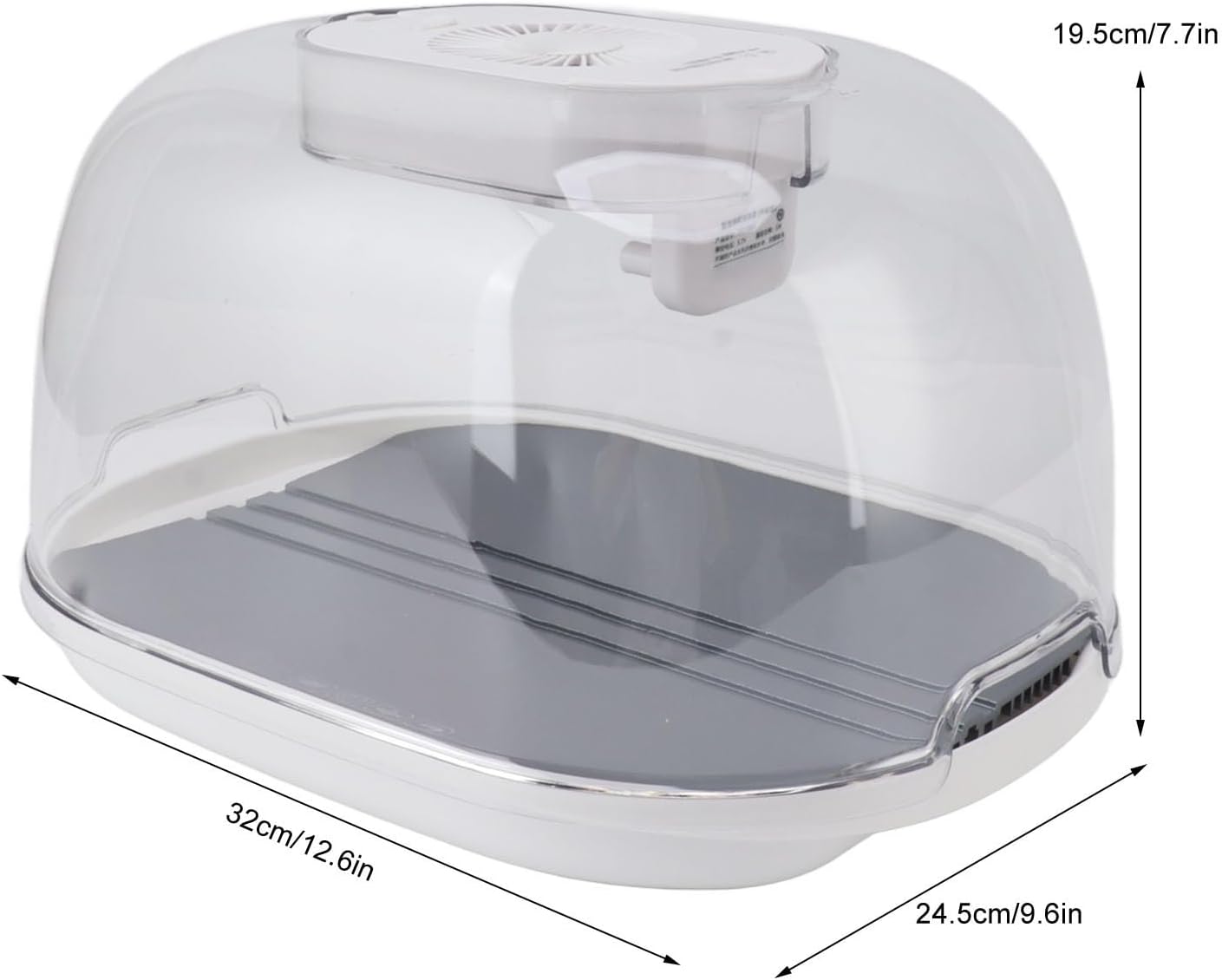 Bandeja de Descongelamento Rápido com Tampa e Dreno – Ideal para Carnes Congeladas e Uso na Cozinha