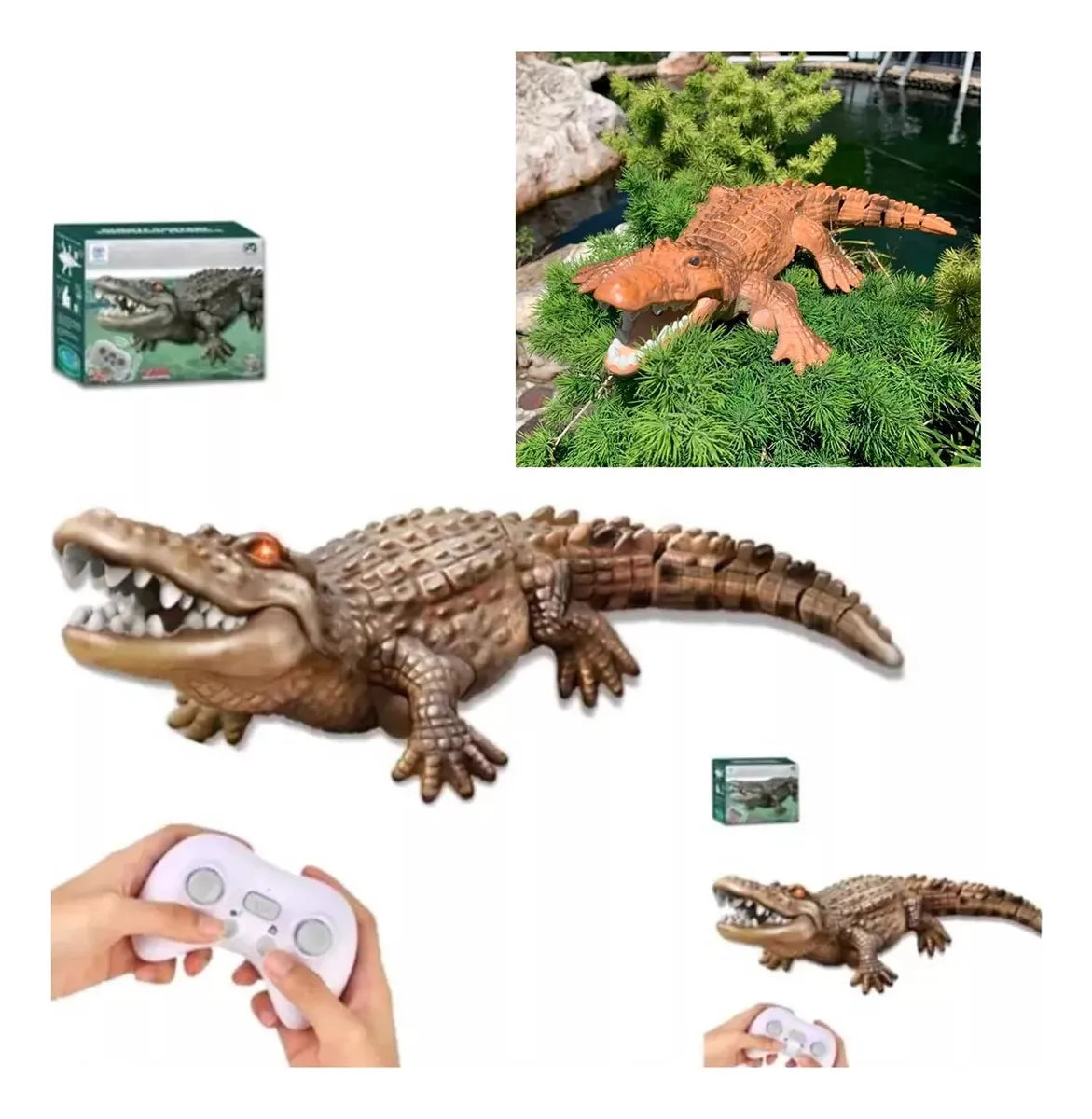 Jacaré de Controle Remoto Realista Edição 2025 Diversão sem Fim
