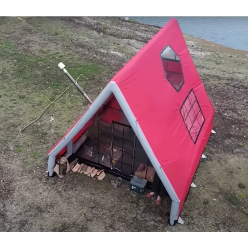 Cabana Inflável Impermeável Resistente Confortável Para 8 Pessoas