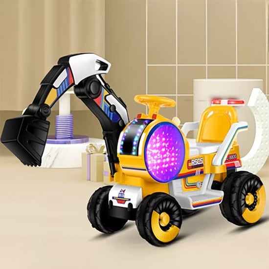 Escavadeira de Brinquedo com Escavadeira Elétrica Diversão Sem Fim