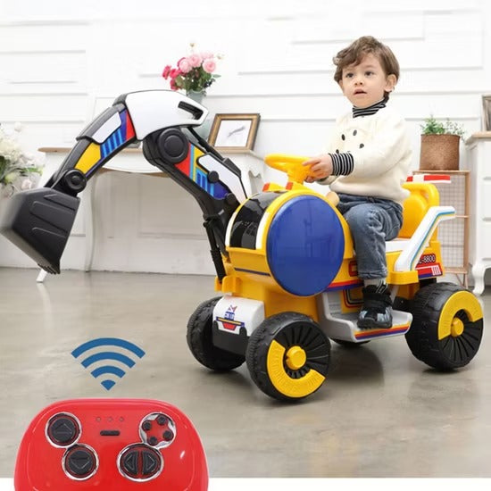 Escavadeira de Brinquedo com Escavadeira Elétrica Diversão Sem Fim