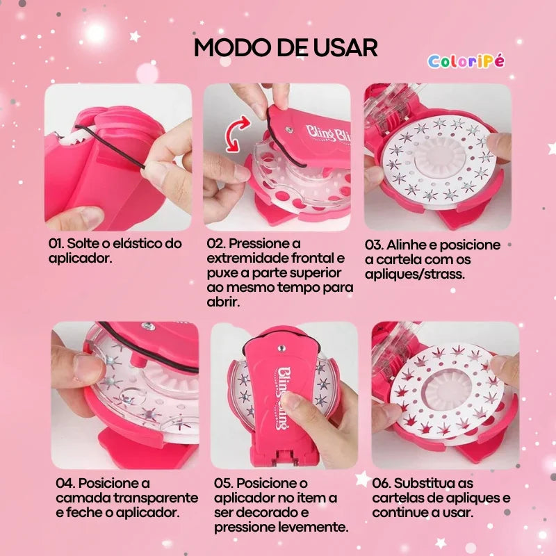 💅 Kit Infantil Decorador de Cabelos e Unhas – Criatividade e Estilo para os Pequenos!
