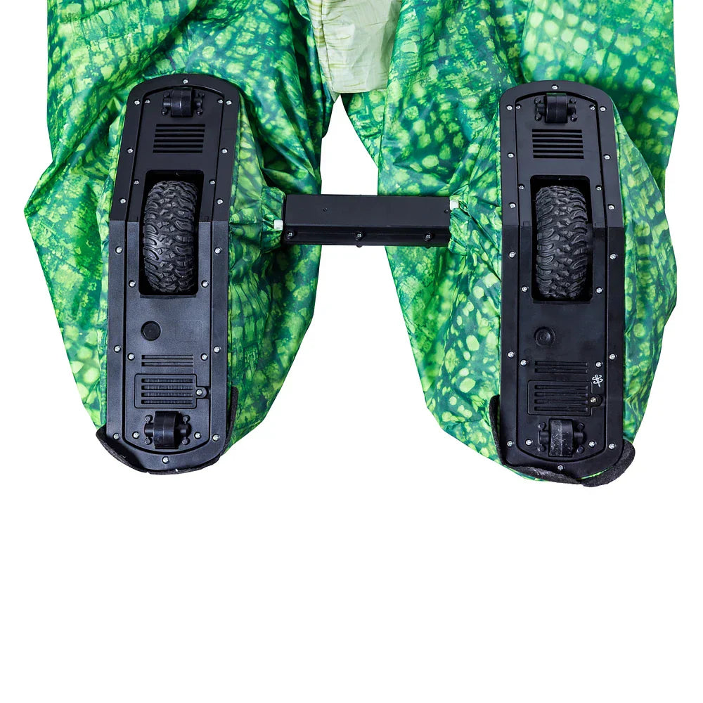 Brinquedo de dinossauro elétrico inflável com controle remoto de 50 pol.