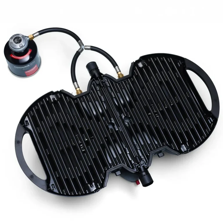 Fogão e Churrasqueira Portátil 2 em 1 a Gás Perfeita Para Acampamentos